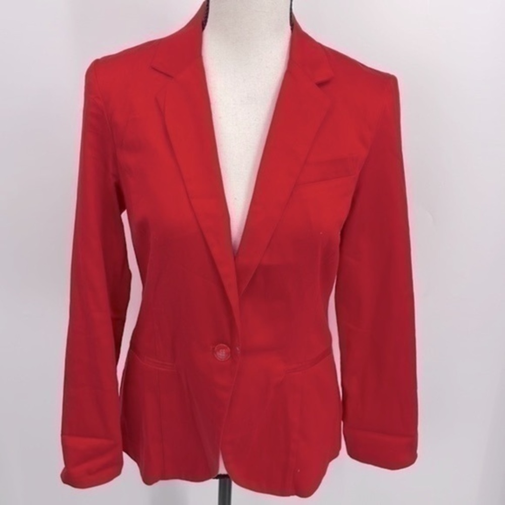 UEC Guess red  one-button blazer size small